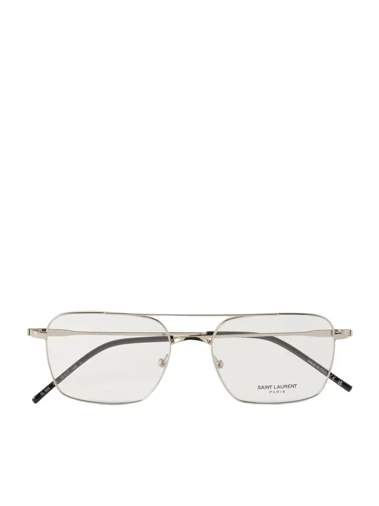 Saint Laurent Eyewear Sl 888 Quare-frame Metal Glasses