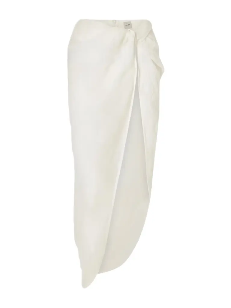 Le Kasha Qaraya Light Linen Pareo Skirt