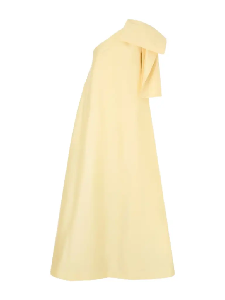 BERNADETTE Winnette One-shoulder Crepe Gown