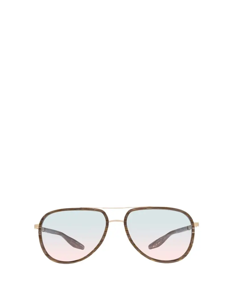 Barton Perreira Men's Cani Zyl and Titanium Aviator Sunglasses