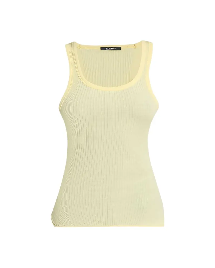 Jacquemus The Round Ribbed Tank Top