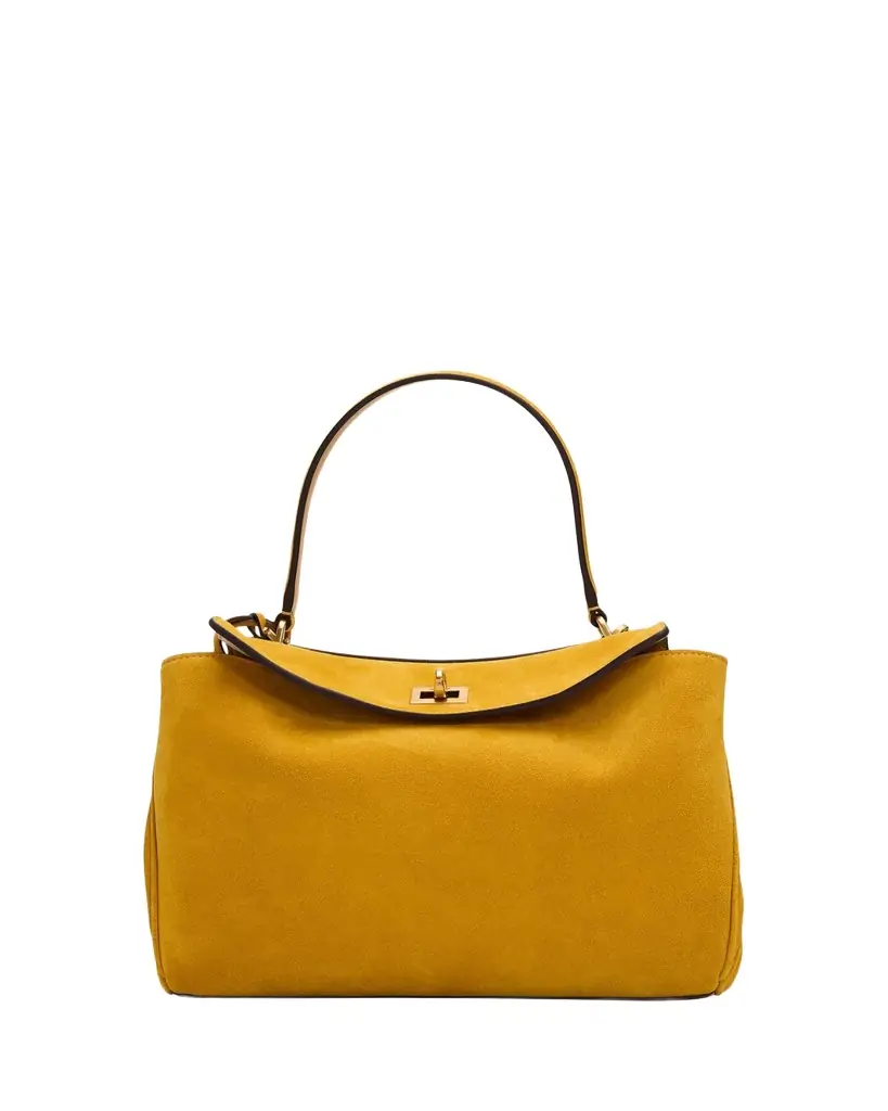 Balenciaga Rodeo Suede Top-Handle Bag