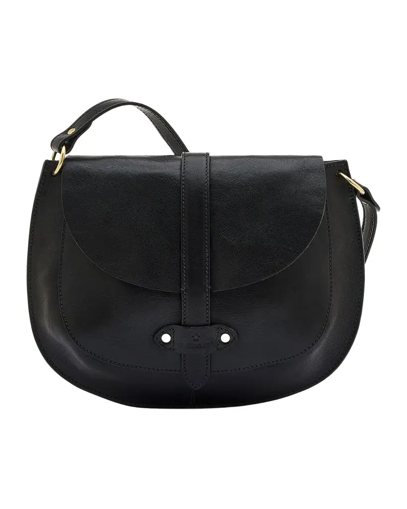 Il Bisonte Archivio Leather Saddle Crossbody Bag