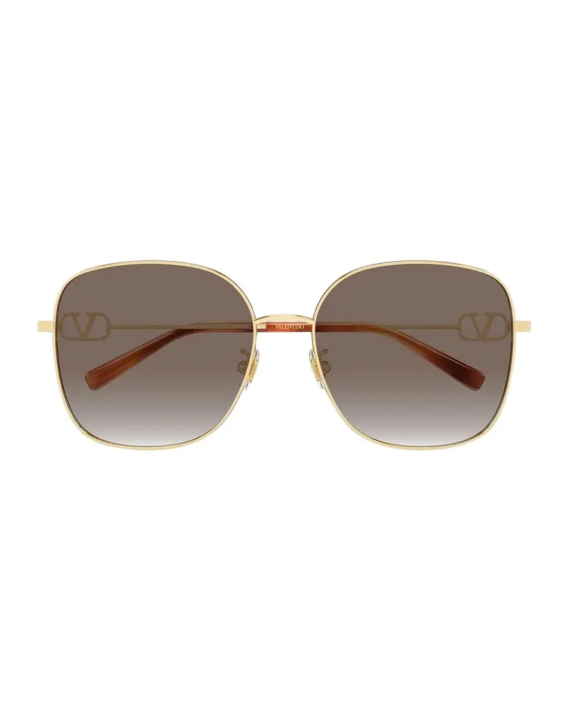 Valentino Garavani VLogo Signature 59mm Square Sunglasses