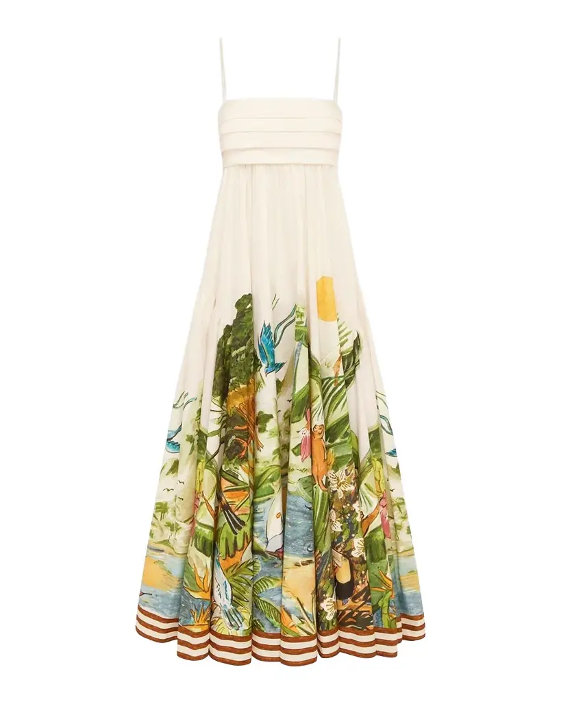 ALEMAIS Toucan Tango Midi Dress