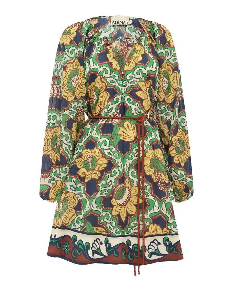 ALEMAIS Liana Belted Mini Dress