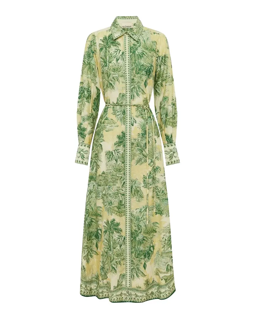ALEMAIS Sara Maxi Shirtdress