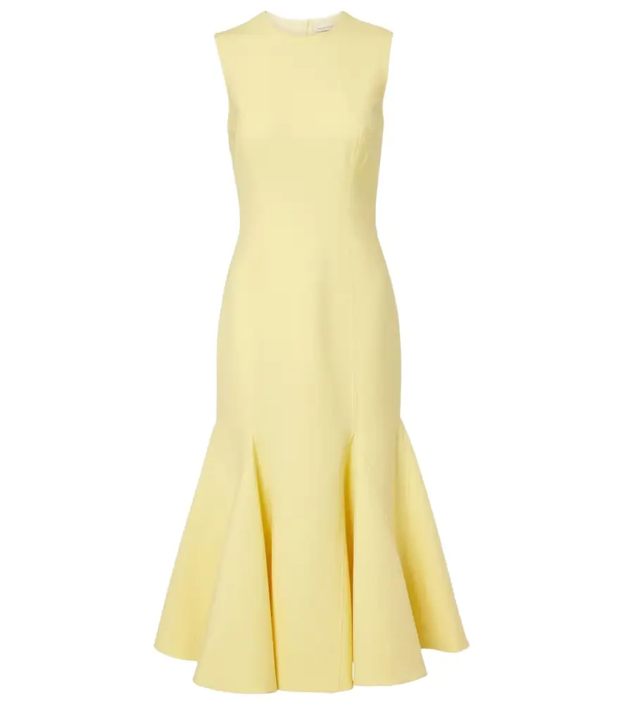 Emilia Wickstead Seema crêpe cocktail dress