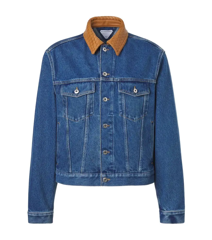 Bottega Veneta Intrecciato denim jacket