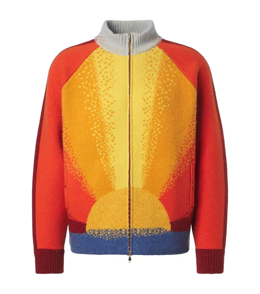 God's True Cashmere Radiant Sun cashmere zip-up sweater