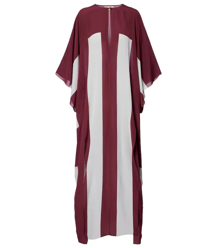 Adriana Degreas Bold Stripes kaftan