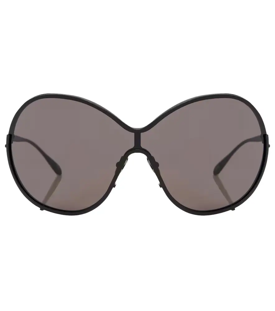 Alaia Alaïa Lettering Logo oversized sunglasses