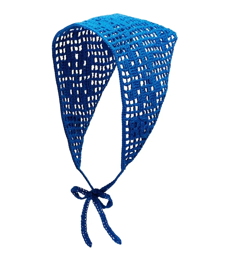Ruslan Baginskiy Crochet cotton scarf
