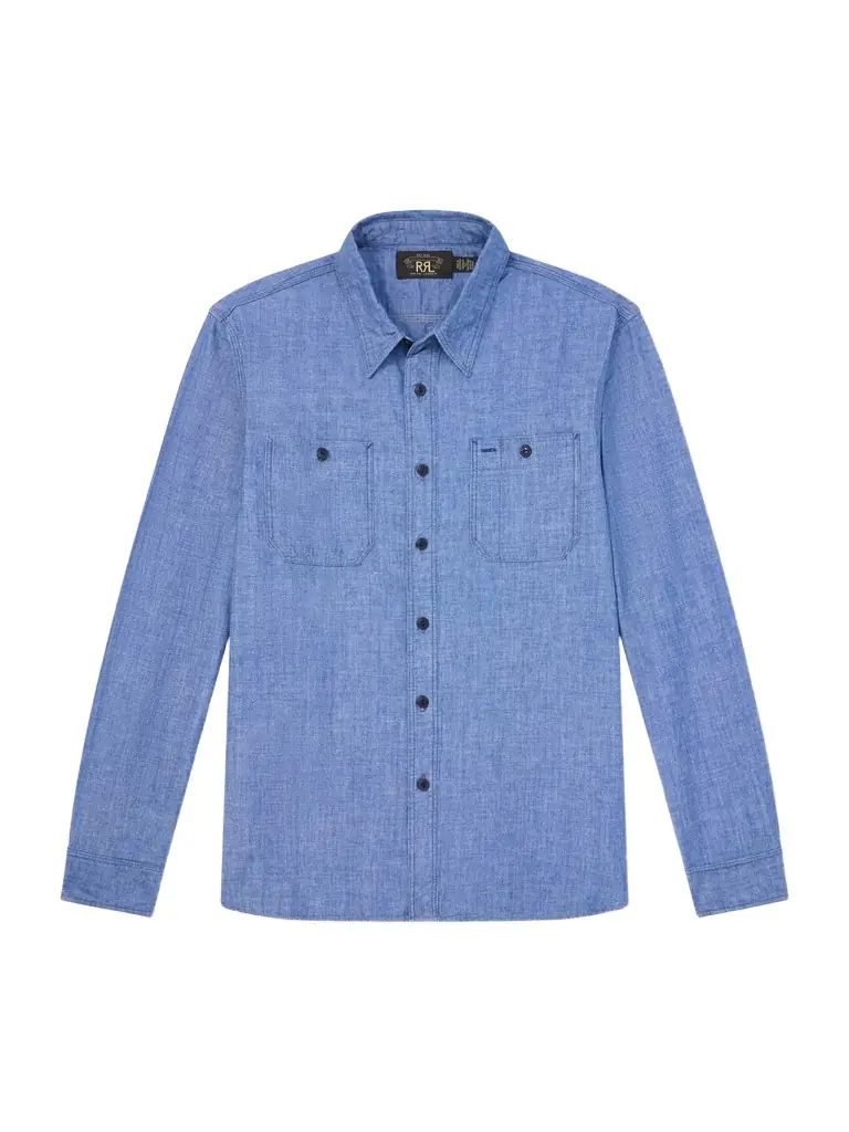 RRL Cameron Cotton-Chambray Shirt - Men