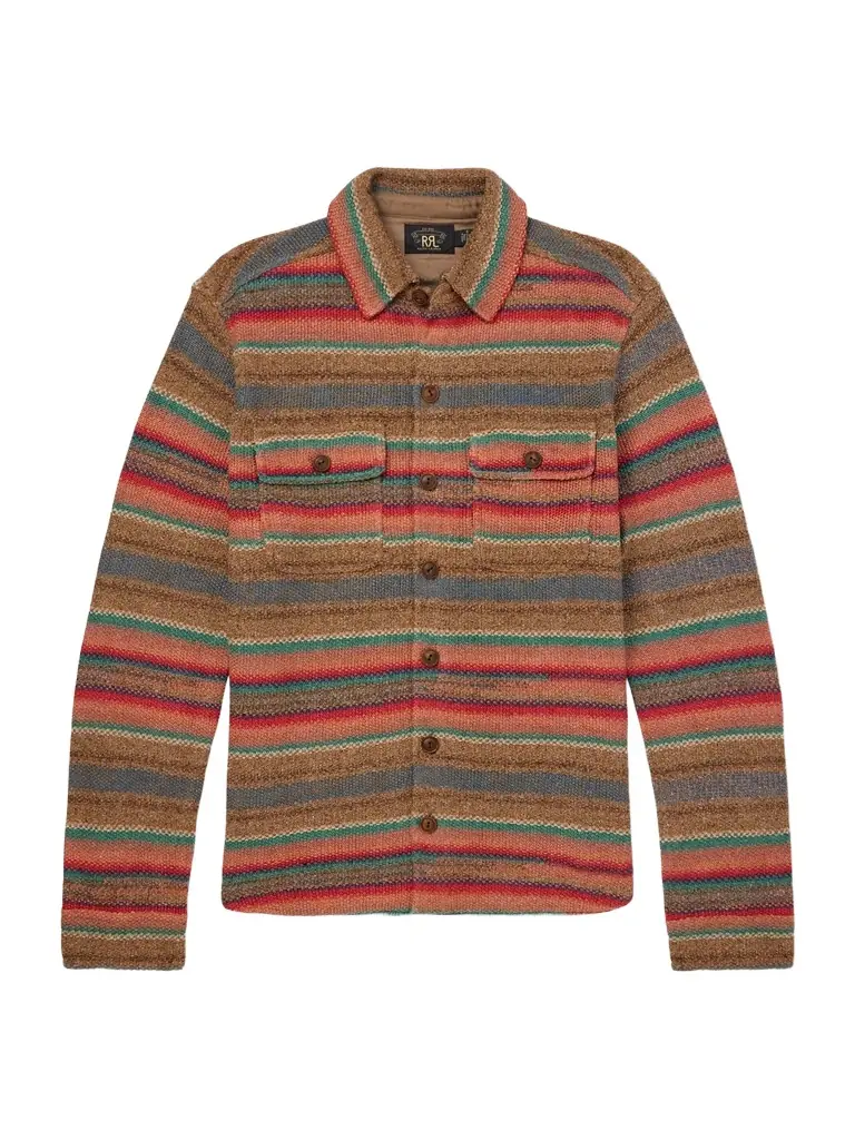 RRL Matlock Striped Linen and Silk-Blend Shirt - Men