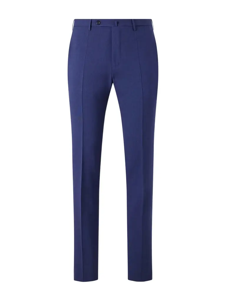 Slowear Straight-Leg Pleated Virgin Wool, Silk and Linen-Blend Trousers - Men