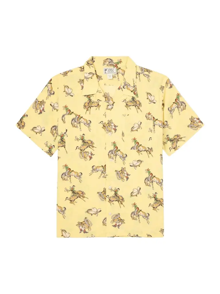 RRL Convertible-Collar Printed Linen and Cotton-Blend Shirt - Men