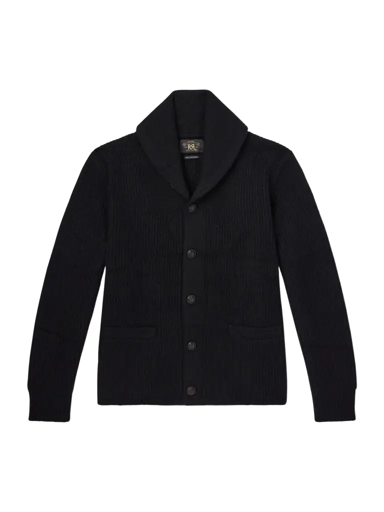 RRL Shawl-Collar Cashmere Cardigan - Men