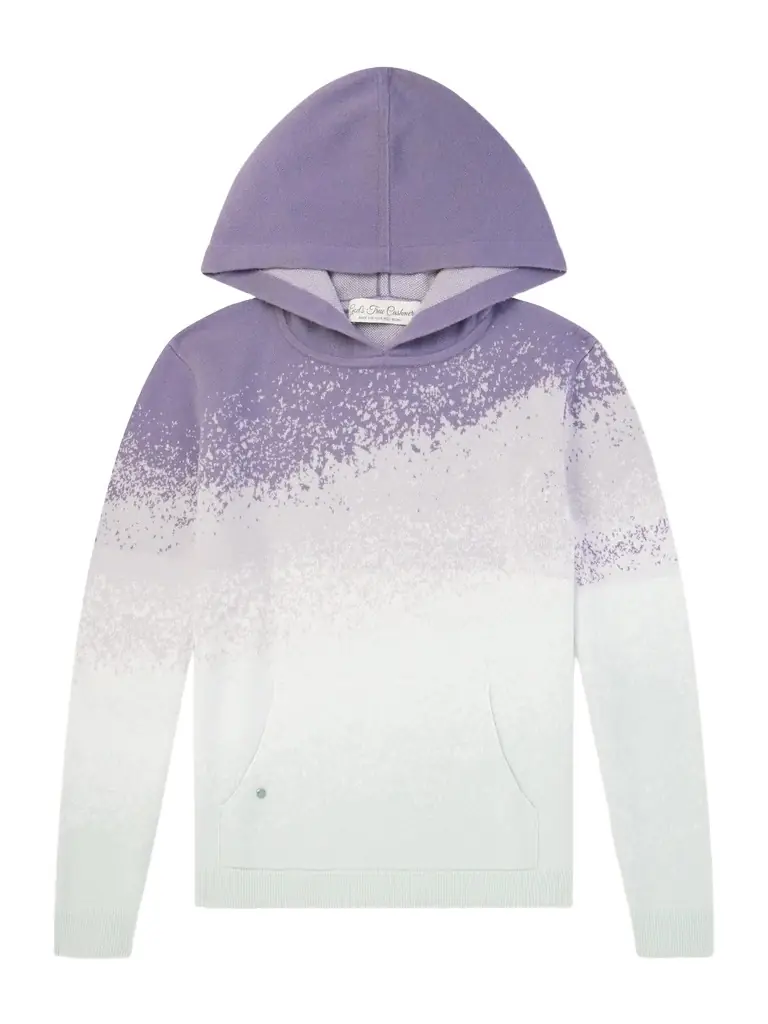 God's True Cashmere Ombre Cashmere Hoodie - Men