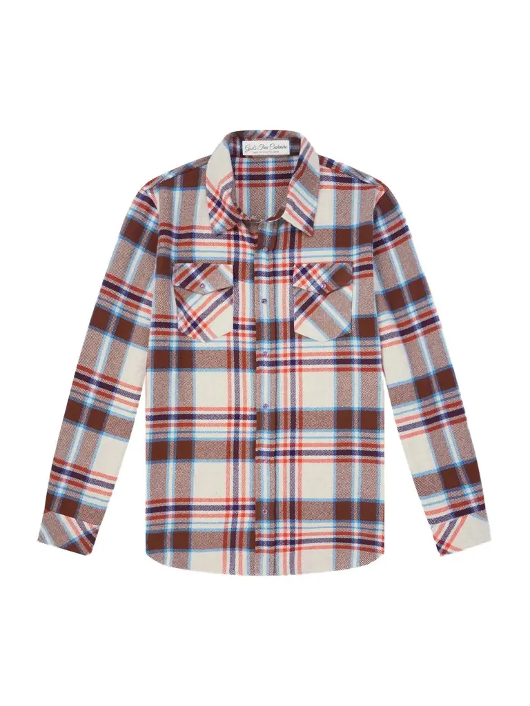 God's True Cashmere Checked Cashmere Shirt - Men