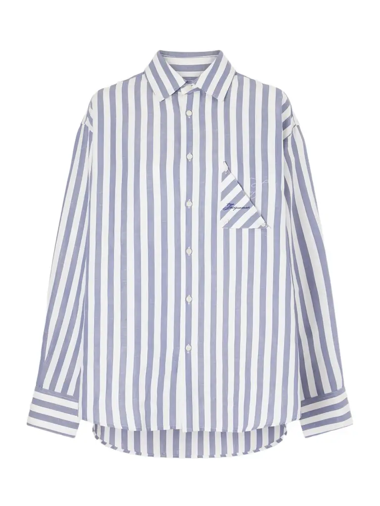 Jacquemus La Chemise Voilier Striped Cotton-poplin Shirt