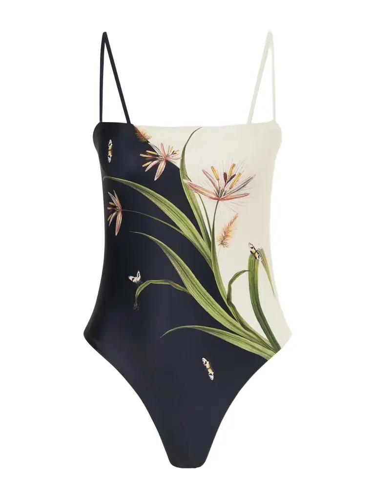 Agua by Agua Bendita Durazno Azucar Printed One-piece