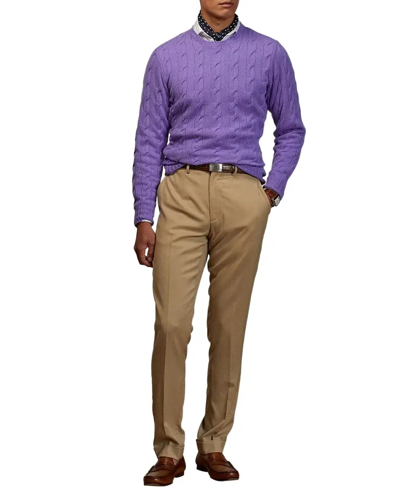 Ralph Lauren Purple Label Gregory Hand-Tailored Wool Trouser