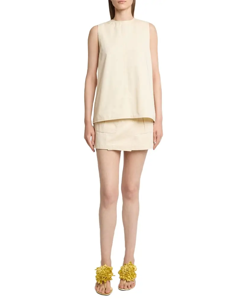Proenza Schouler Nerina Sleeveless Buckle Top