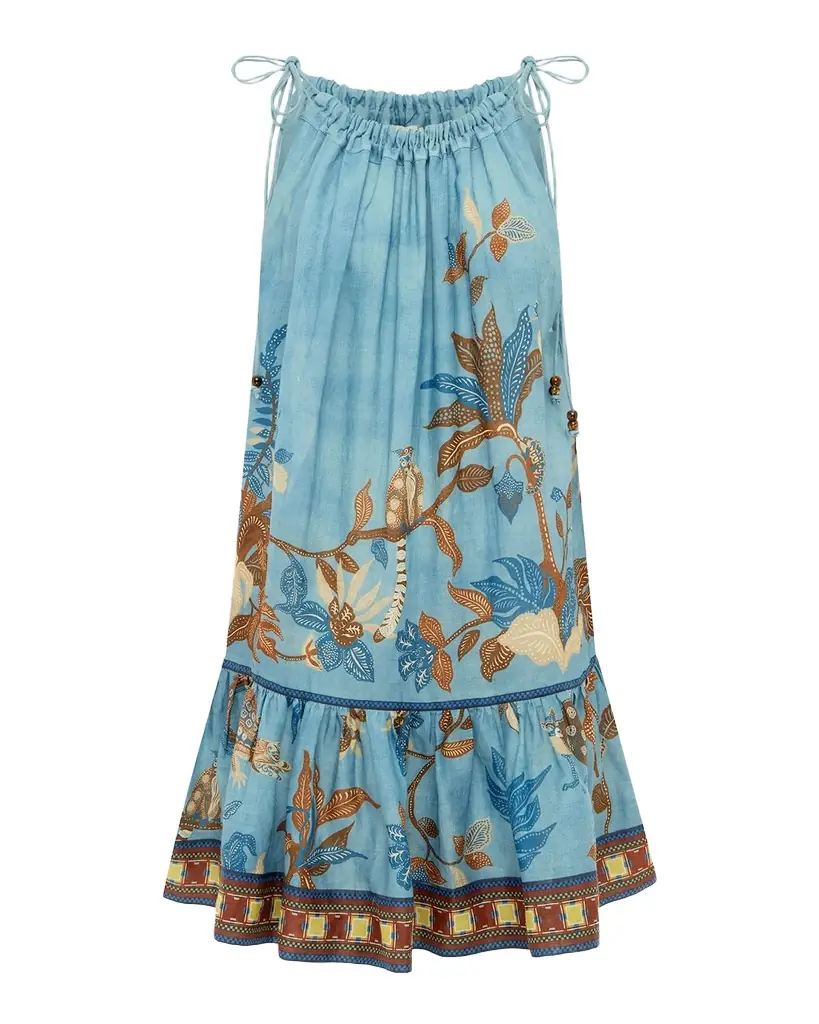 ALEMAIS Georgie Ramie Mini Dress