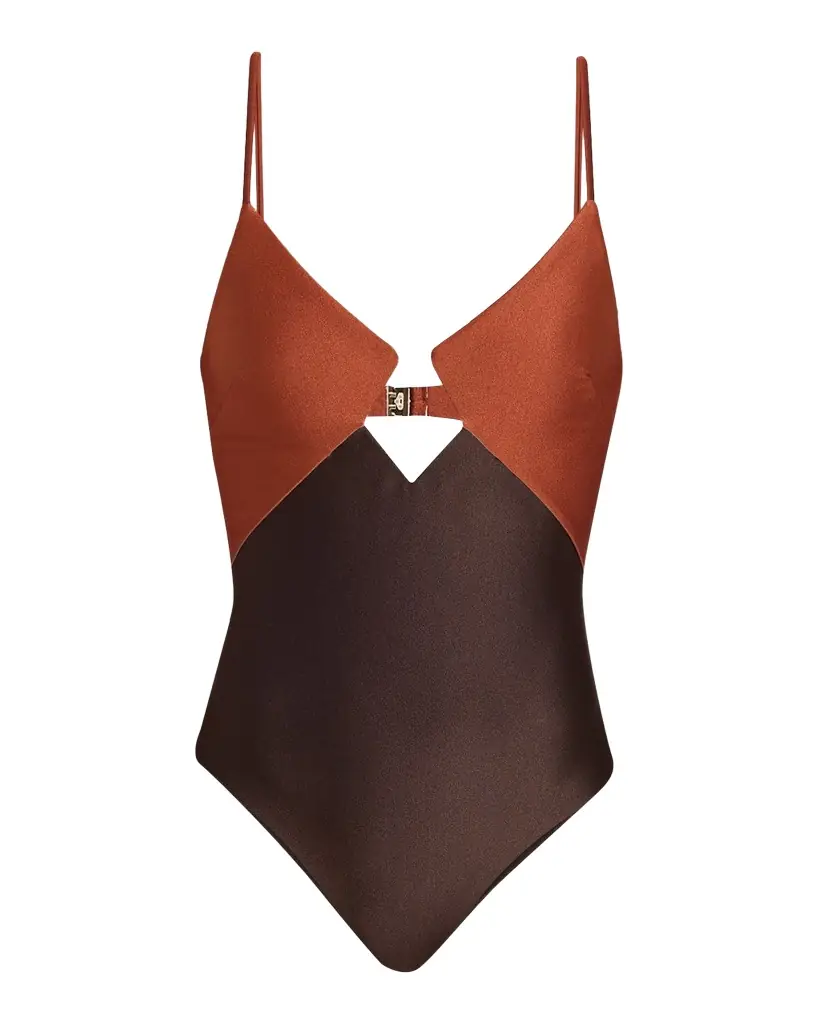 Zimmermann Aster Diamond One-Piece Swimsuit