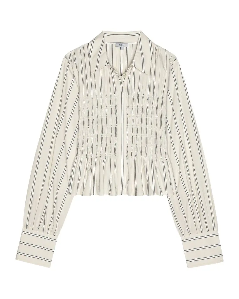 Rails Bradshaw Smocked Long-Sleeve Shirt