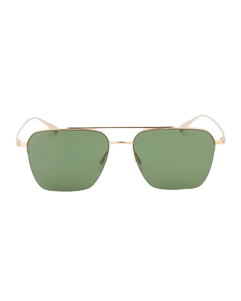 Barton Perreira Men 's Armstrong Titanium Aviator Sunglasses