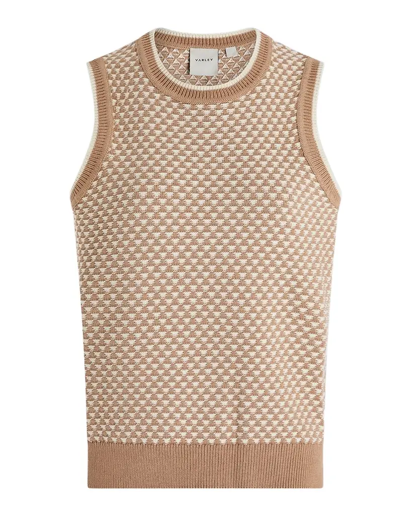 Varley Jenson Stitch Knit Cotton Tank