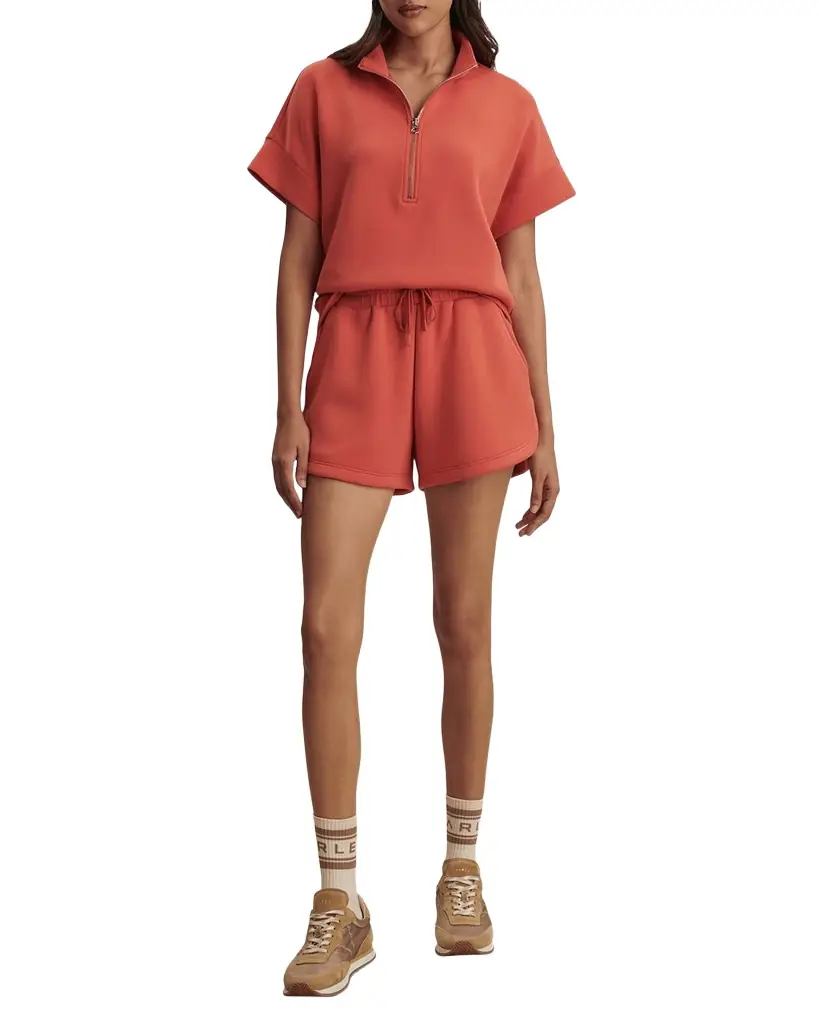 Varley Coulter High-Rise Drawstring Shorts