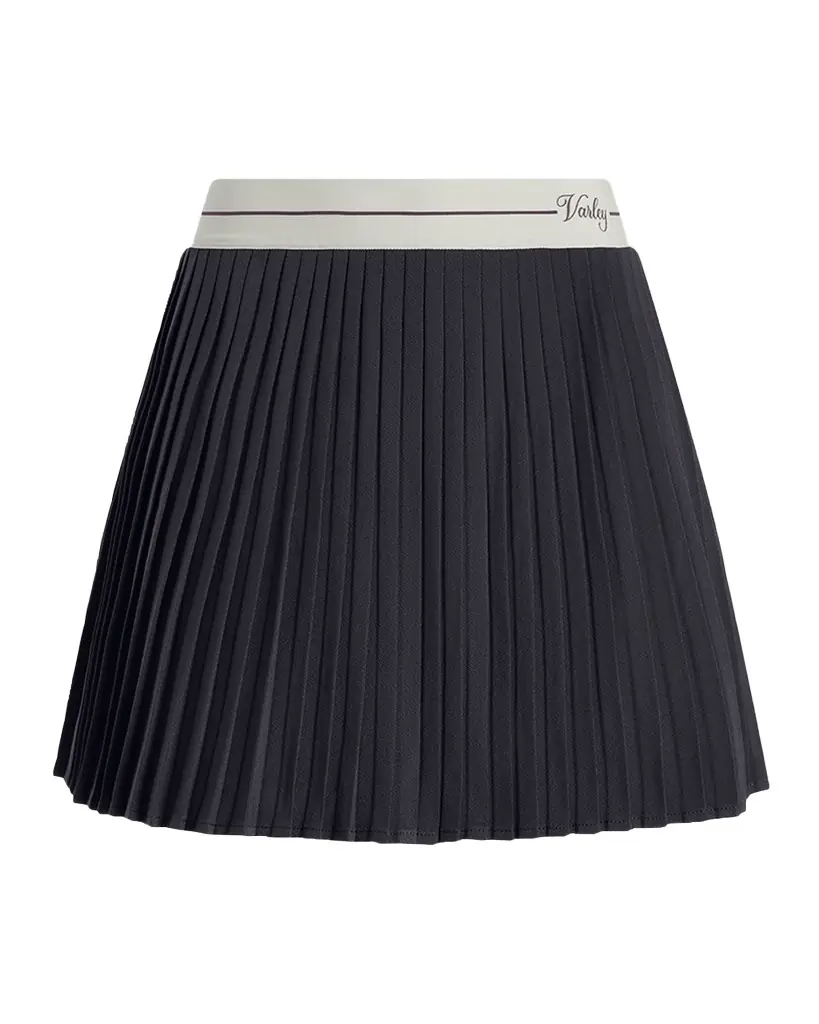 Varley Clemency High-Rise Pleated Miniskort