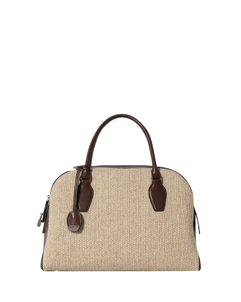 THE ROW India 12.00 Top-Handle Bag in Canvas