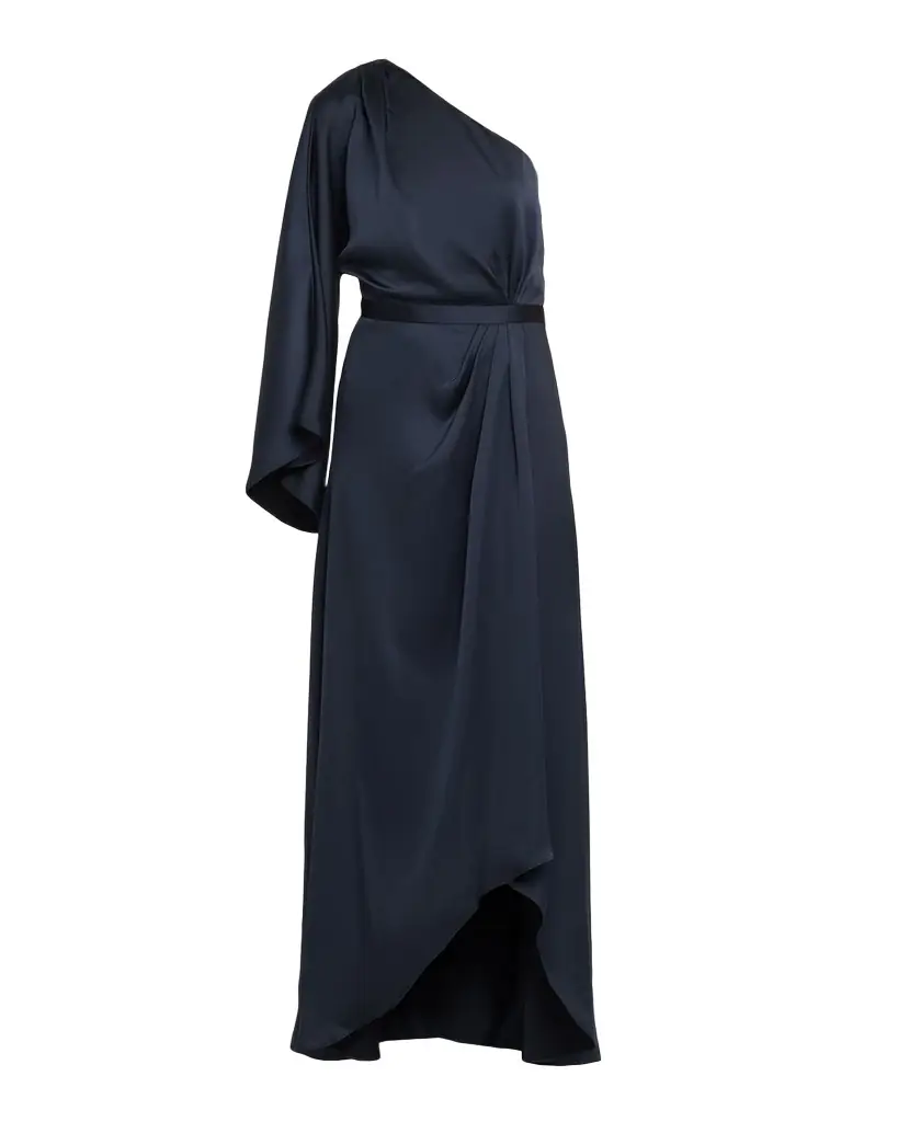 Ramy Brook Opal One-Shoulder High-Low Gown
