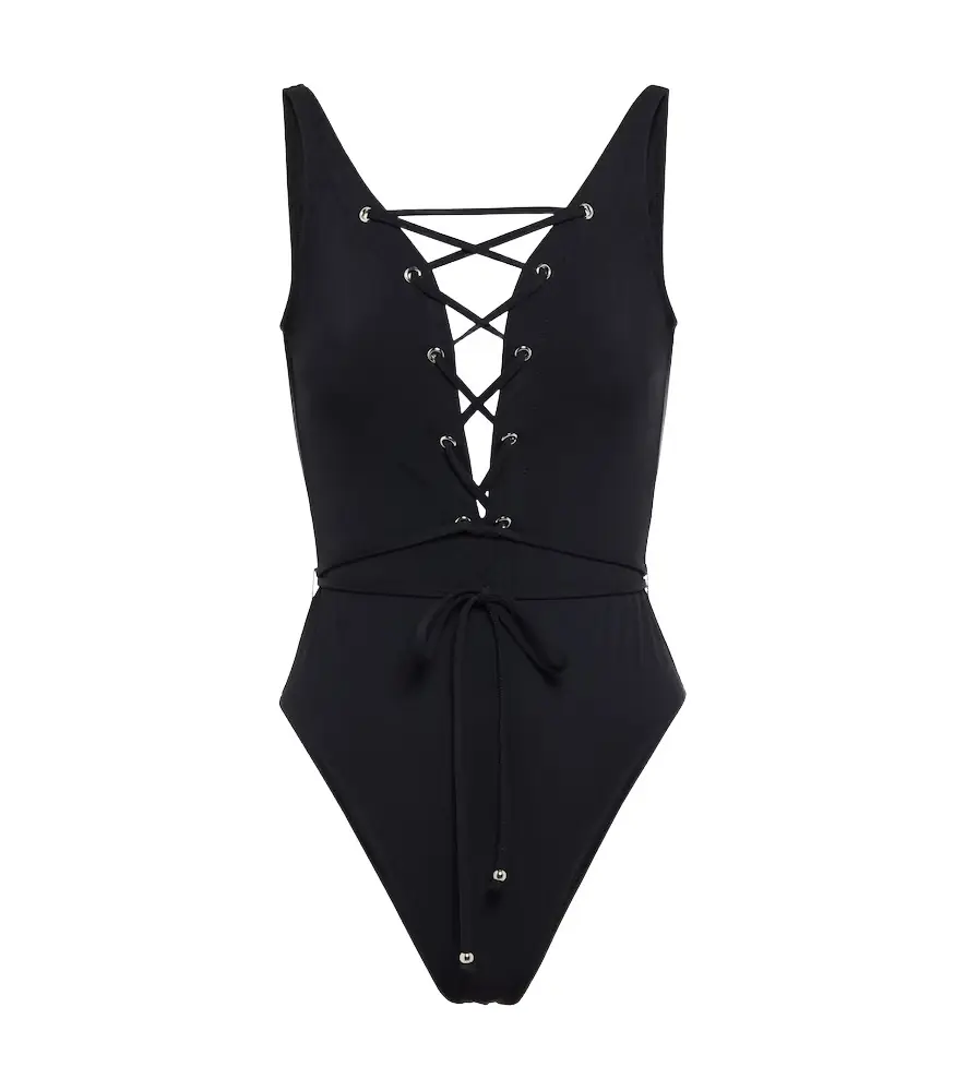 Alaia Alaïa Lace-up swimsuit
