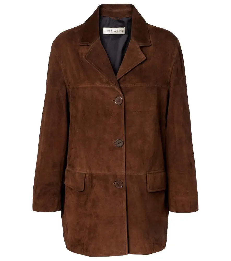 Nour Hammour Voltia suede jacket