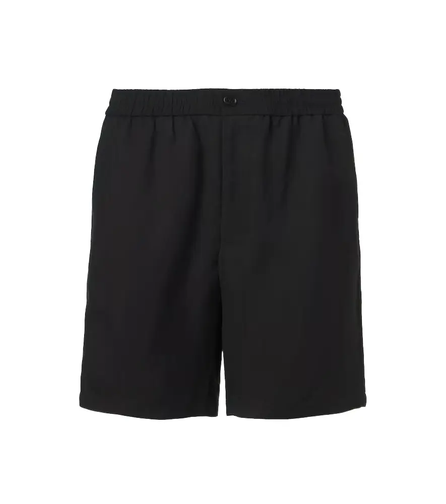 Ami Paris Ami De Caur gabardine shorts