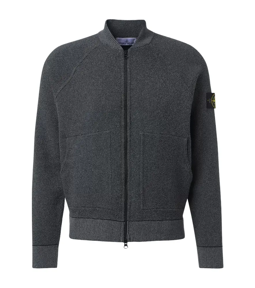 Stone Island Cotton-blend cardigan