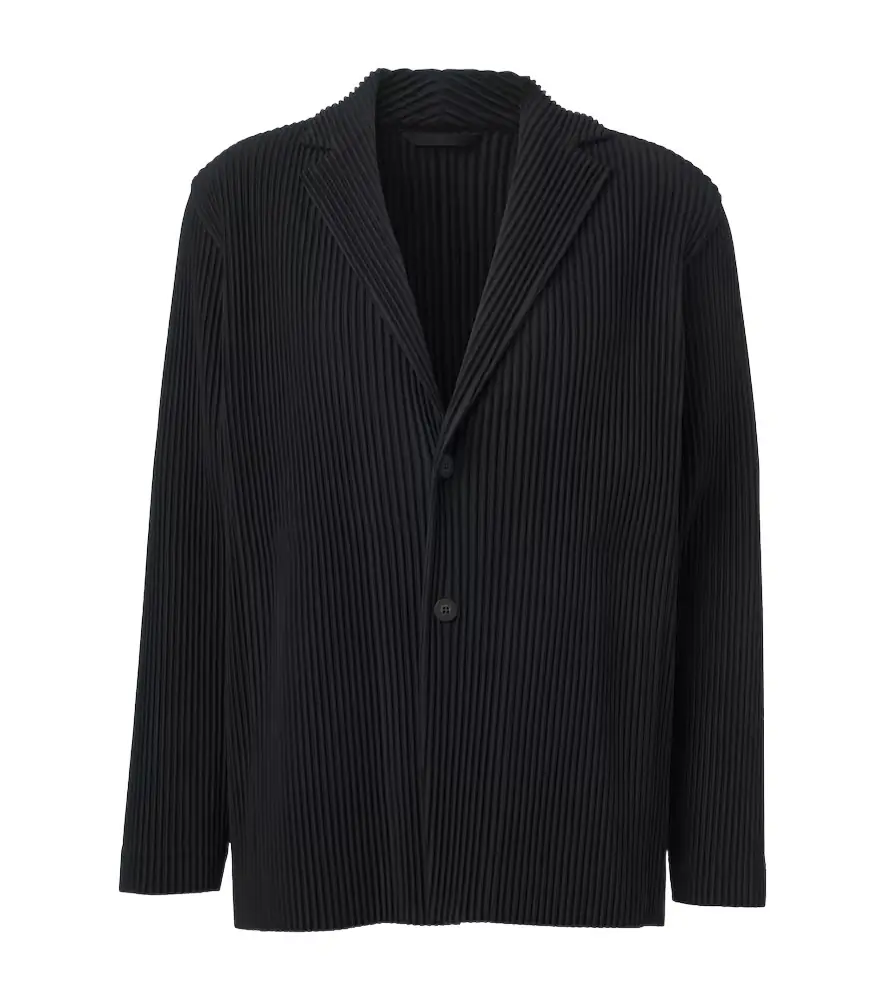 Homme Plisse Issey Miyake Homme Plissé Issey Miyake Basics pleated blazer