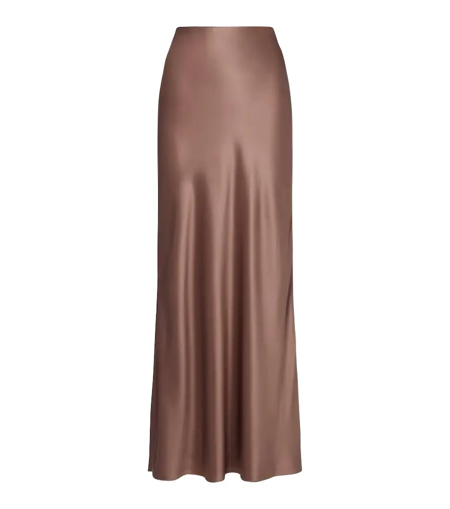 The Sei Silk satin maxi skirt