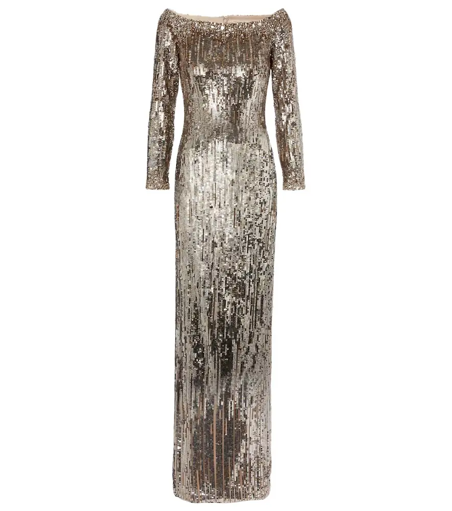 Jenny Packham Marnie embellished gown