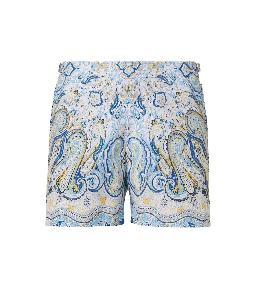 Orlebar Brown Bulldog paisley swim trunks