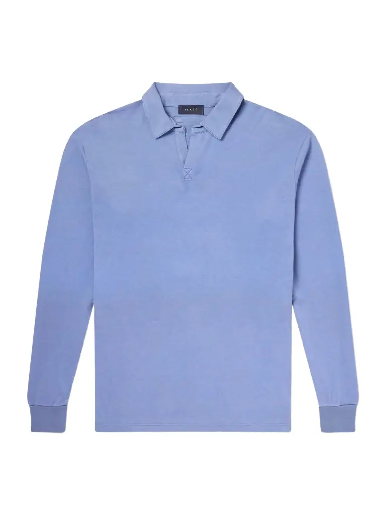 Sease Supima Cotton-Jersey Polo Shirt - Men
