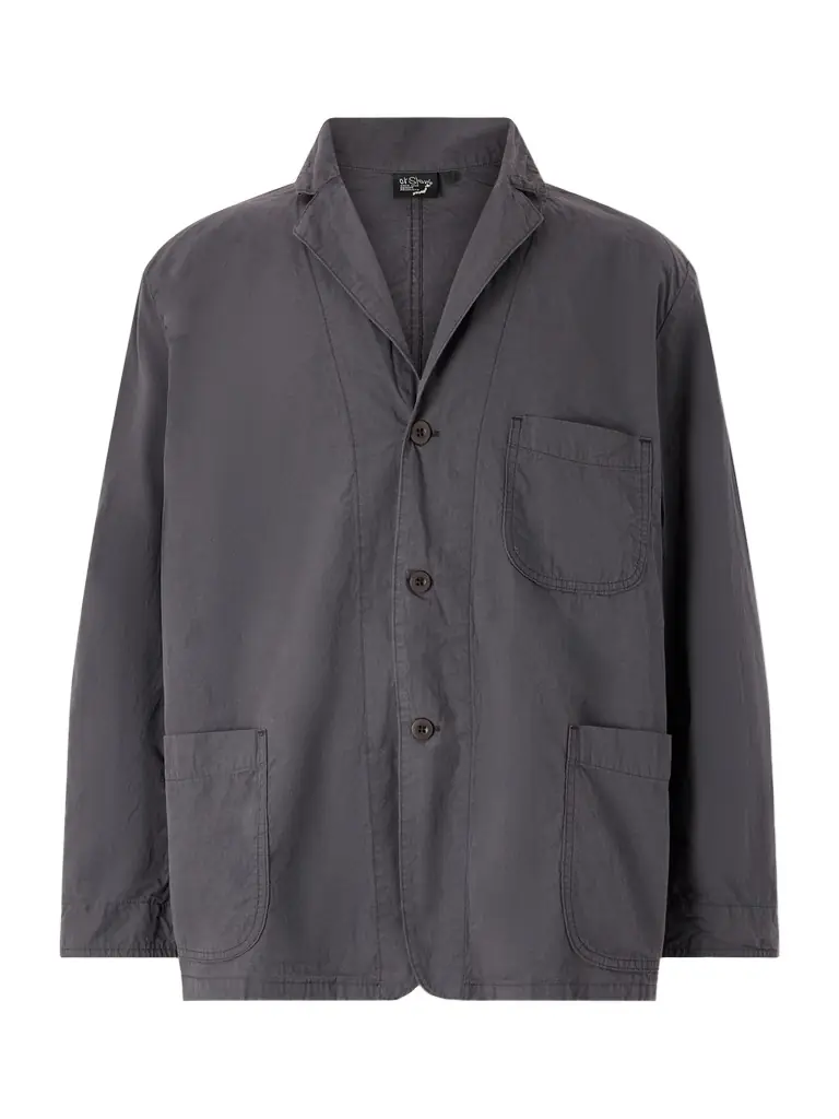 OrSlow Cotton and Linen-Blend Shell Jacket - Men