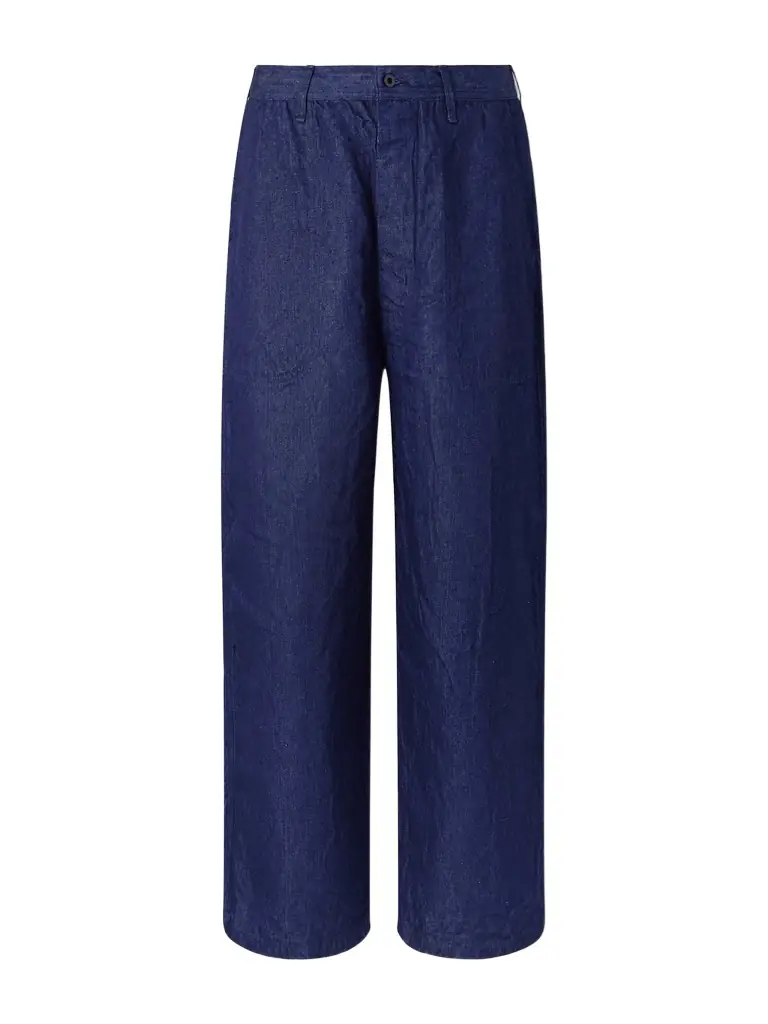 OrSlow U.S. Navy Straight-Leg Linen Trousers - Men