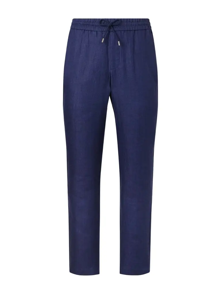 Sease Summer Mindset Straight-Leg Linen and Cotton-Blend Drawstring Trousers - Men