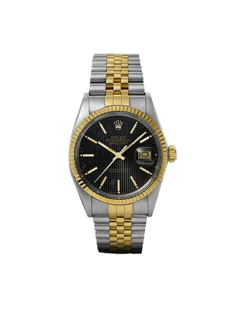 Stephanie Windsor Rolex Vintage 1987 DateJust Automatic 36mm Stainless Steel and 18-Karat Gold Watch, Ref. No. 1601 (Fits up to 7'' wrist) - Men